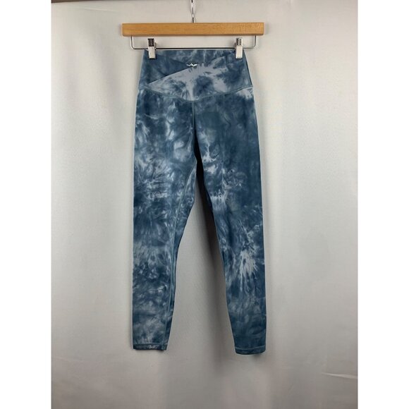 Women’s PopFlex Blue Dyed Leggings Size XS - Picture 1 of 6